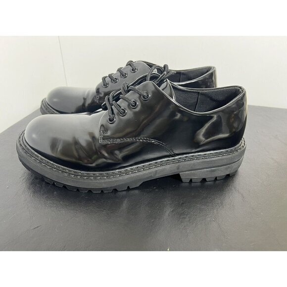 Womens Dunes Patent Leather Black Size 11 Shoes - Picture 8 of 11